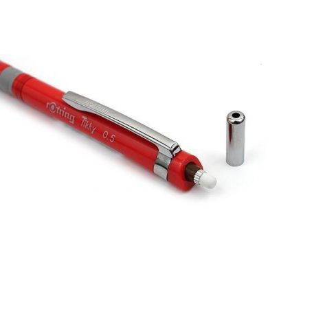 Ołówek automatyczny rOtring Tikky, 0.5mm, Red - 2
